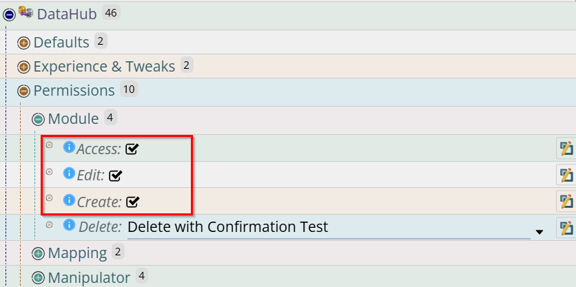 DataHub permissions