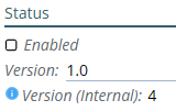 Shows where to enable the e&a