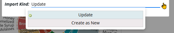 Shows import kind choices