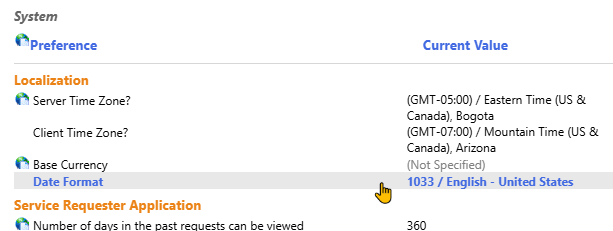 Shows the correct, and only reliable, setting.